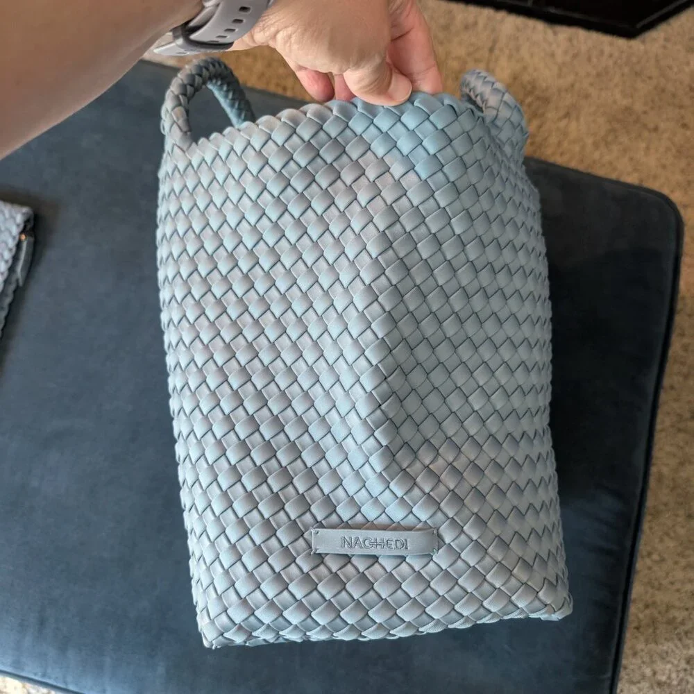 Naghedi St. Barths Medium Tote - Color Nova Blue - Picture 3 of 9